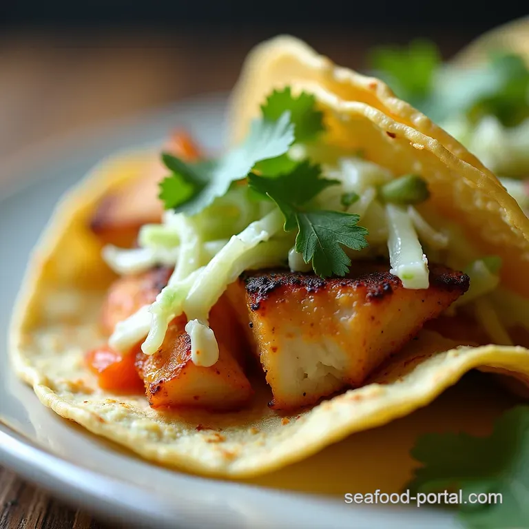Quick Zesty Cod Tacos with Bright CilantroLime Slaw