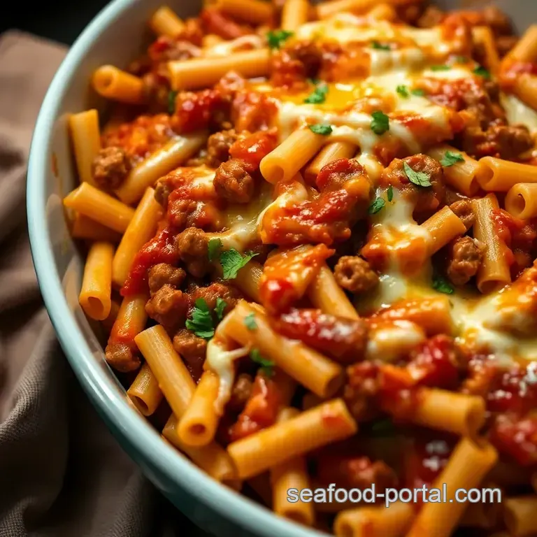 Easy Peasy Cheesy Baked Ziti: Weeknight Winner! presentation