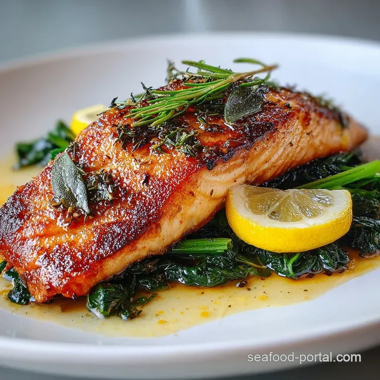 Easy 30 Minute Salmon Recipe: Brown Butter Sage