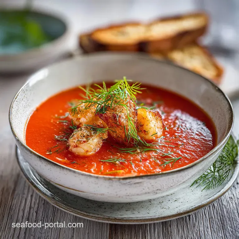 Easy Rustic Seafood Fennel Tomato Soup: Silky Broth