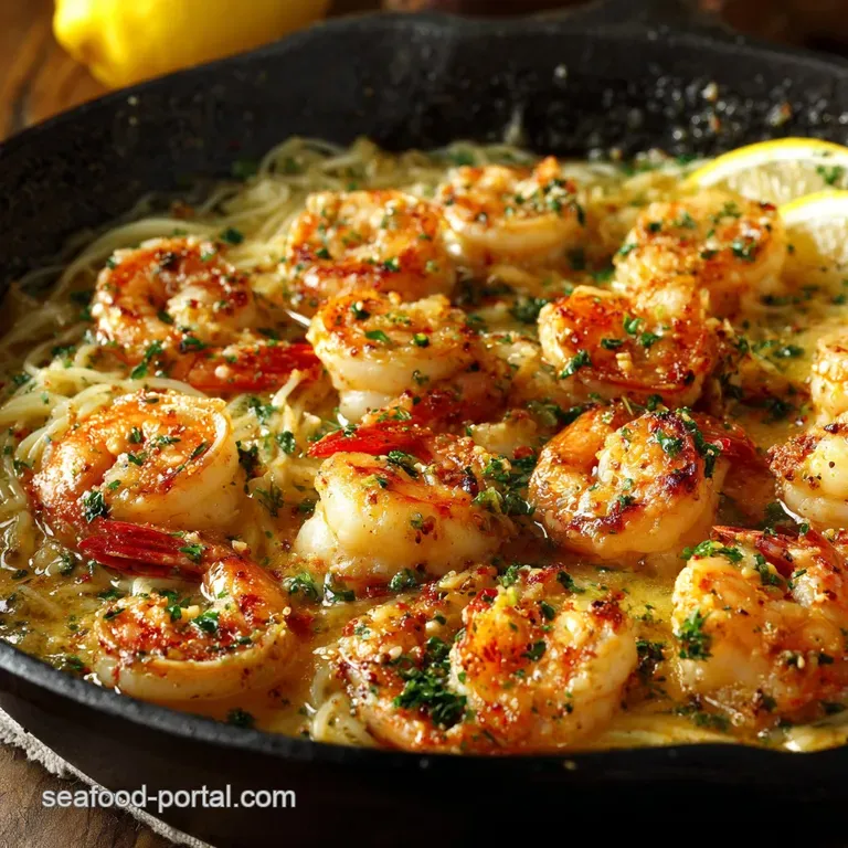 Zesty LemonGarlic Shrimp Scampi Without Wine