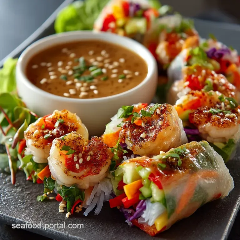 Easy Shrimp Spring Rolls Recipe Fresh Summer Rolls with Zesty Peanut Sauce