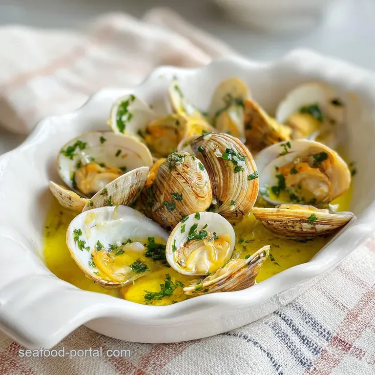 Easy Steamed Clams in Garlic Butter
