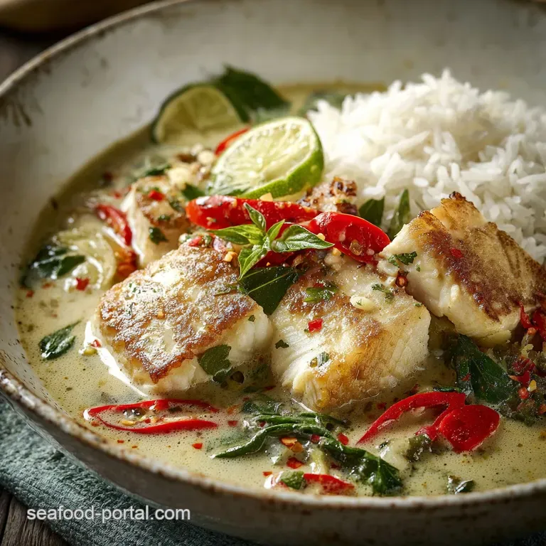 Easy Thai Green Curry Mahi Mahi
