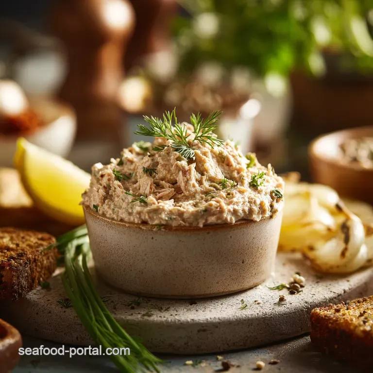 Tuna Dip P&acirc;t&eacute;: the Classic British Deli Recipe (10 Minute Prep) presentation