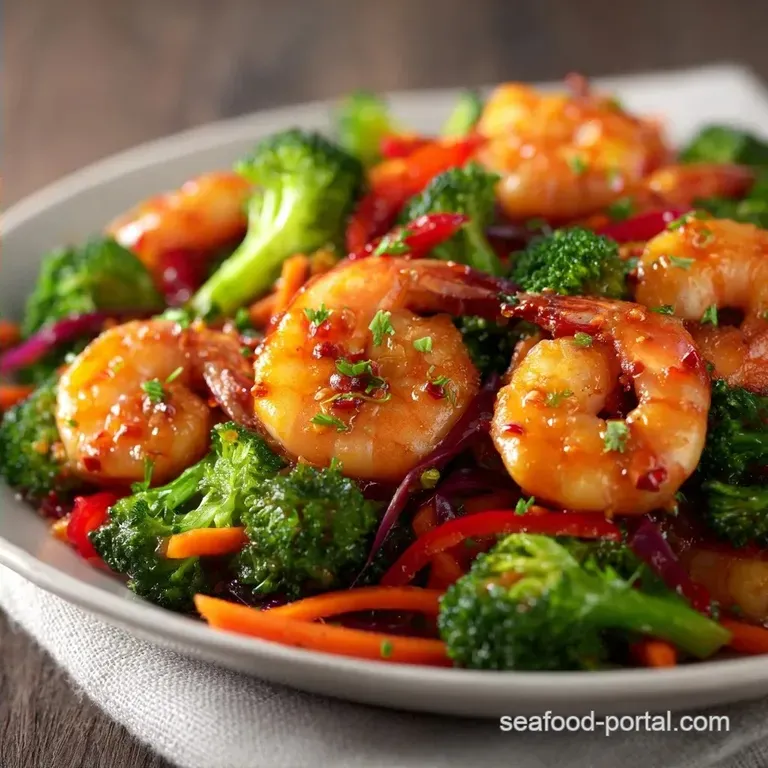 Easy Vegetable Shrimp Stir Fry: Savory and Glossy