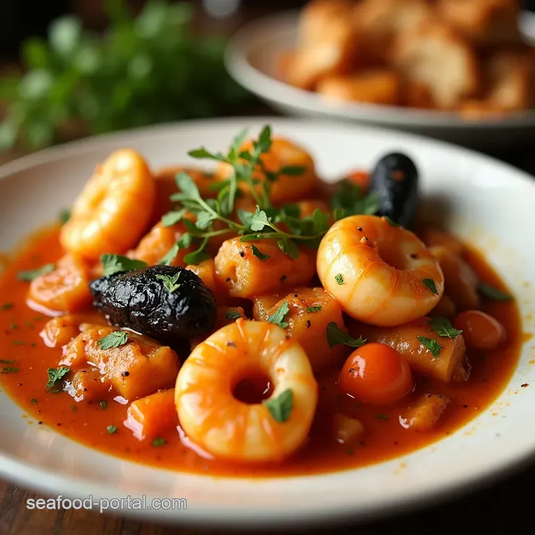 Easy Weeknight Bouillabaisse presentation