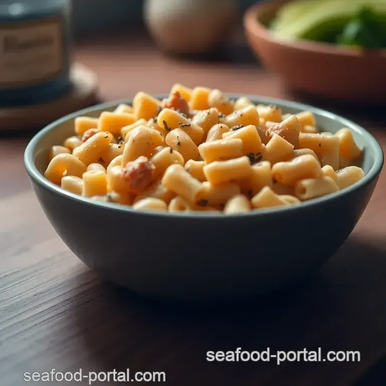 Elevated Tuna Casserole presentation