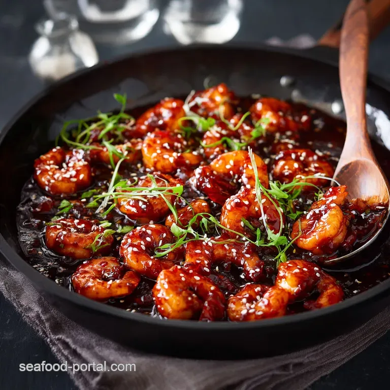 Korean Shrimp Glazed with Gochujang: Fiery Fast 30-Minute Dish