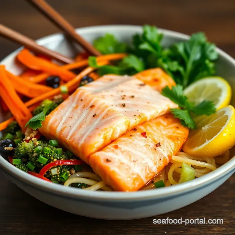 Fiery Salmon Sensation Bowl A Healthy Asian Kick