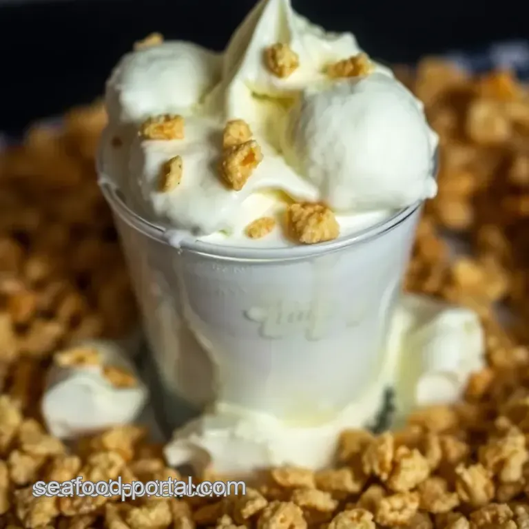 Fiesta Fried Ice Cream presentation