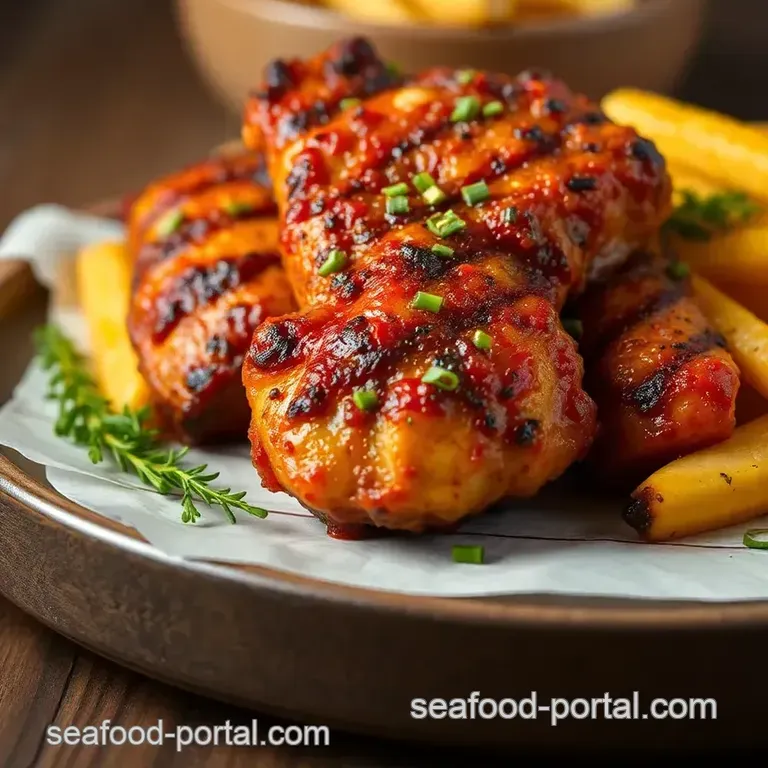 Blackened Chicken Delight - Spicy & Juicy presentation