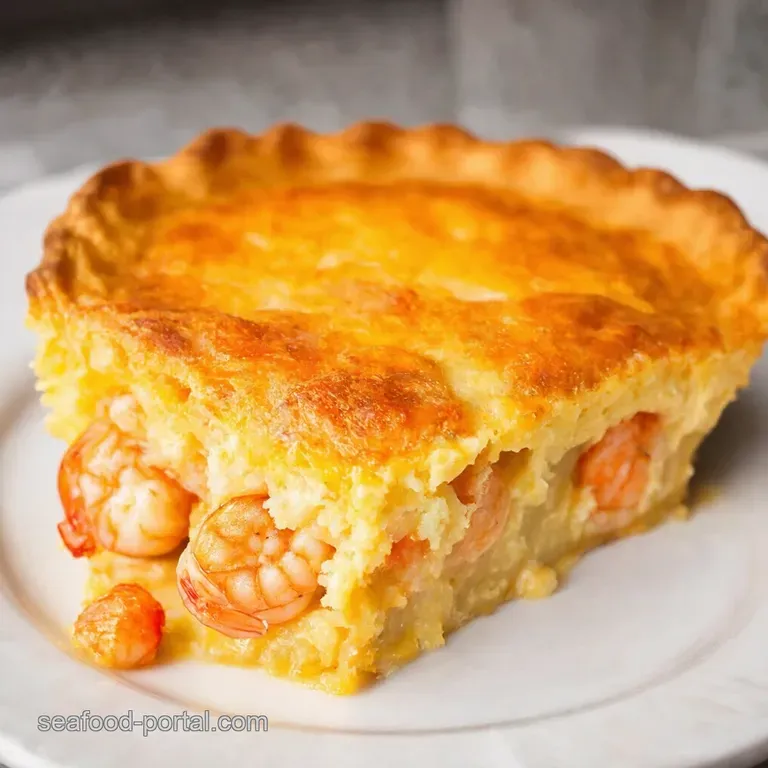 Florida Sunshine Shrimp Pie presentation