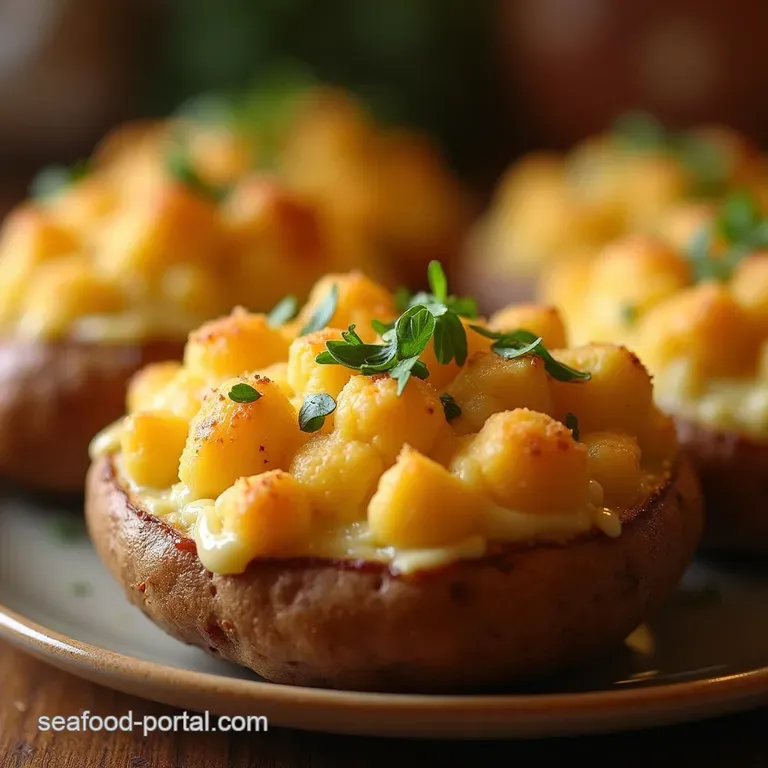The FiveMinute Fluff Ultimate Microwave Baked Potatoes presentation