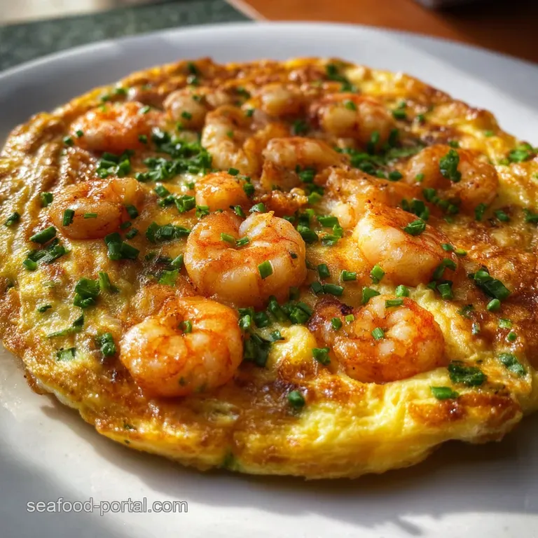 Shrimp Omelette: The Speedy Prawn Chive Masterpiece
