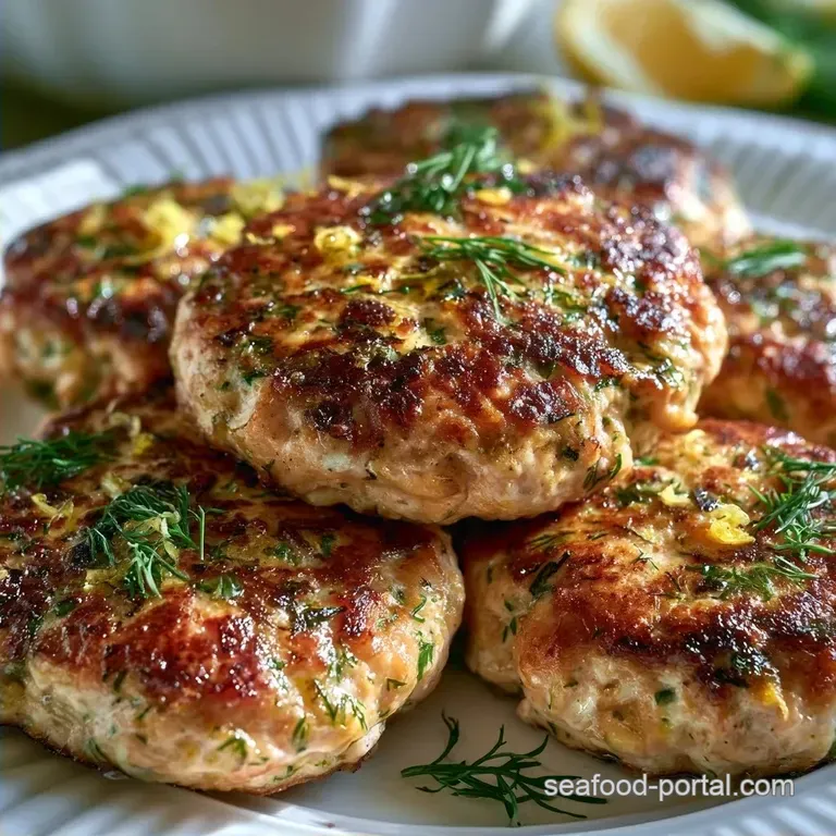 Fresh Dill Salmon Patties: Golden and Crispy