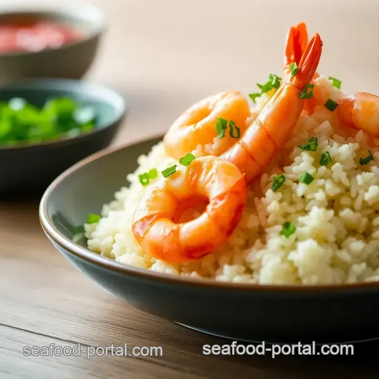 Quick & Tasty Prawn Fried Rice presentation
