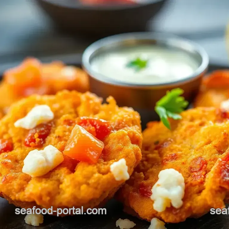 Crispy Seafood Fritters with Spicy Remoulade
