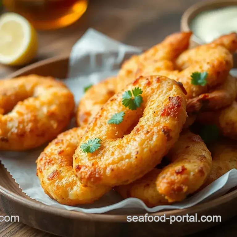 Fry Veg Bread Prawns - Crispy Snack