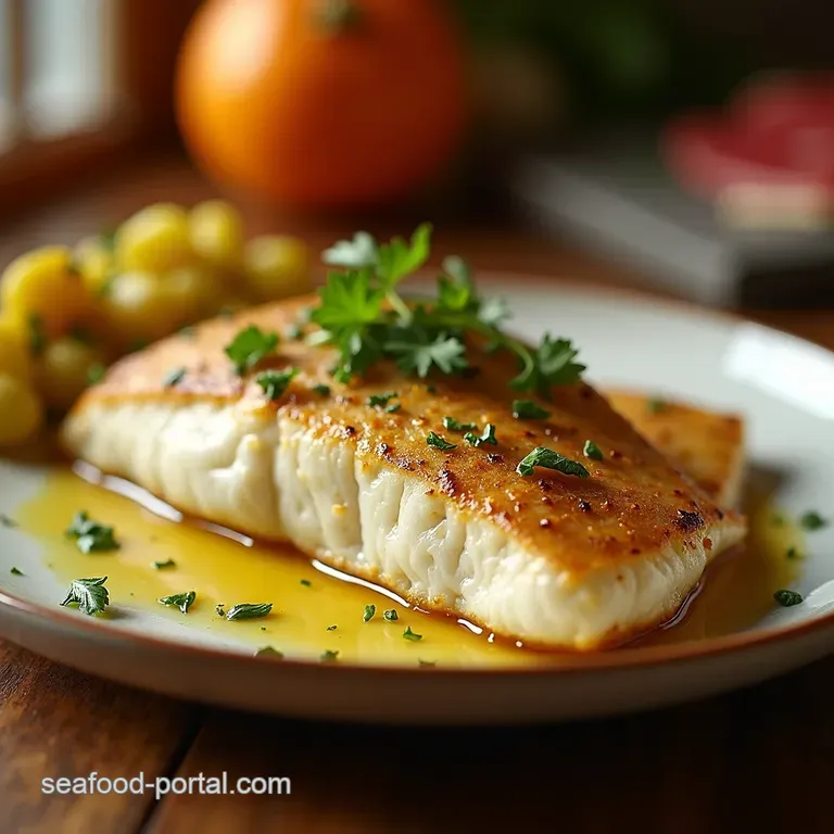 Garlic Butter Bliss Perfectly Baked Tilapia presentation