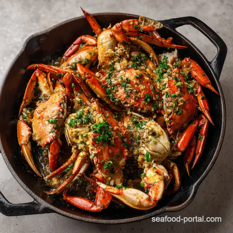 Garlic Butter Crab Meat: Silky and Tender