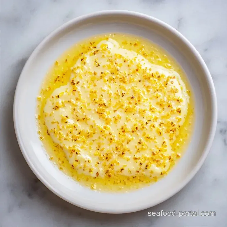 Garlic Butter Fish Sauce: Zesty and Glossy