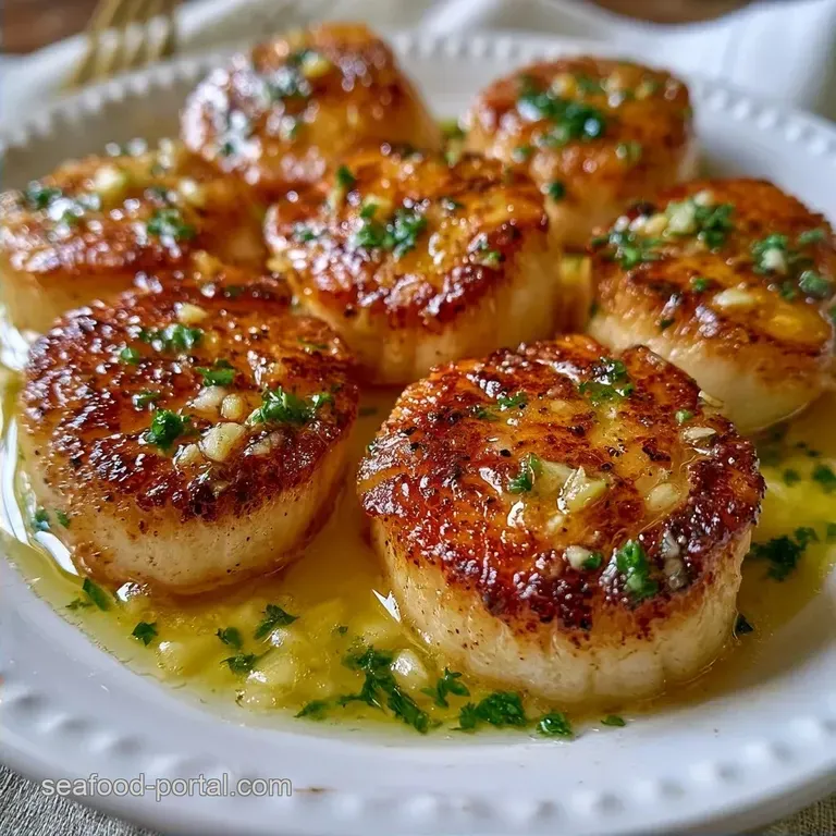 Garlic Butter Grilled Scallops: Mahogany Crust