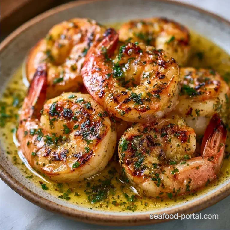 Garlic Butter Grilled Shrimp in 20 Minutes