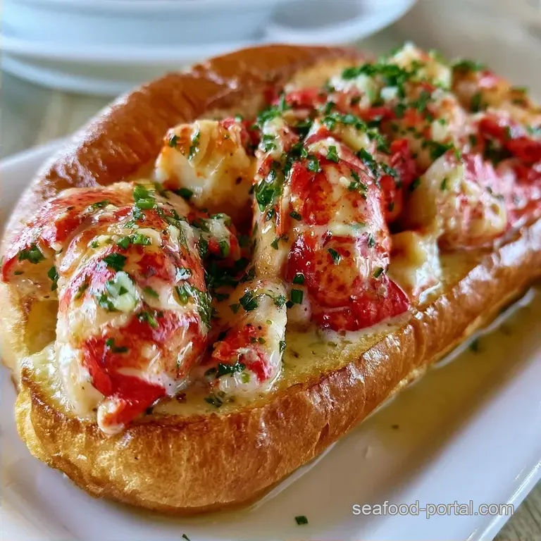 Warm Garlic Butter Lobster Roll