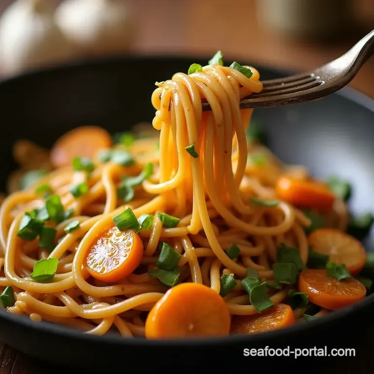 The Ultimate GriddleStovetop Garlic Butter Noodle Blitz presentation