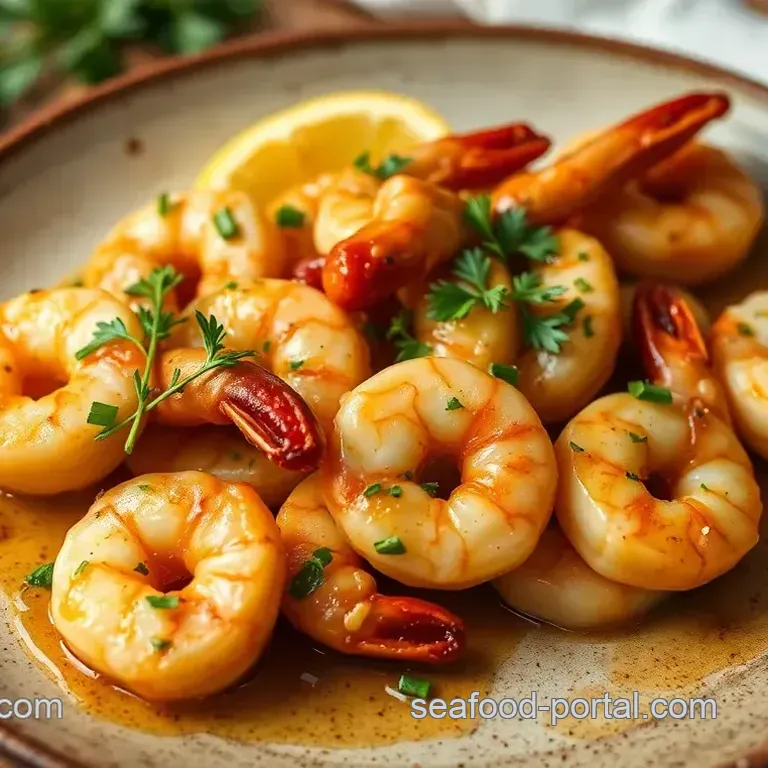 Quick Garlic Butter Prawns in 15 Min