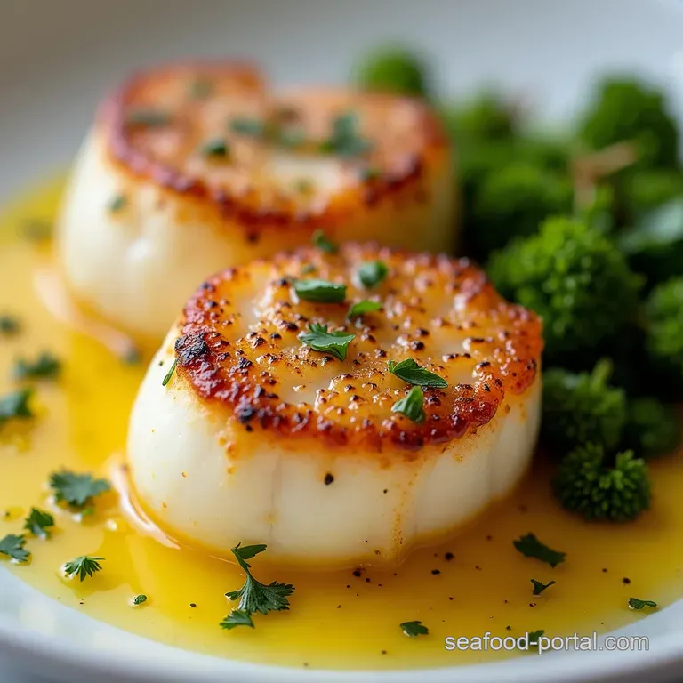 Garlic Butter Scallop Sizzle Pan to Plate