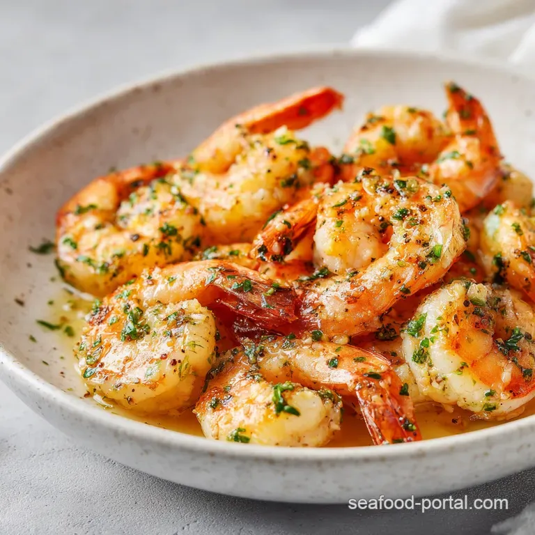 Shrimp Dinner Recipe with Garlic and Butter