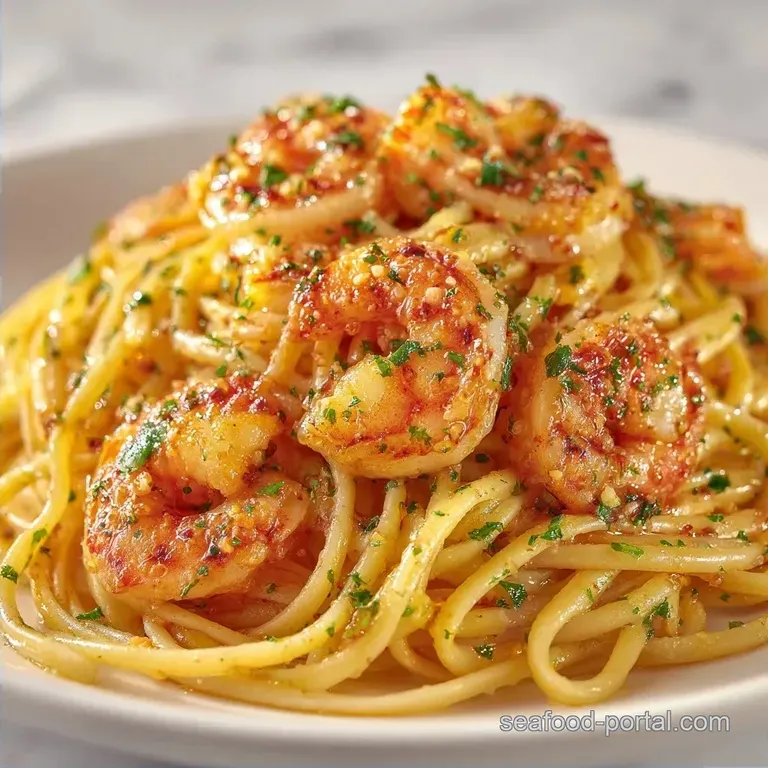 Garlic Butter Shrimp Noodles: Silky and Savory