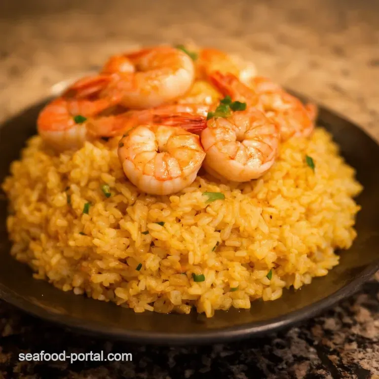 Garlic Butter Shrimp Rice Stacks a Weeknight Winner presentation