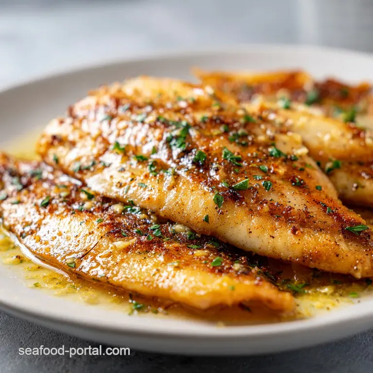 Garlic Butter Tilapia Fillet: Pan-Seared