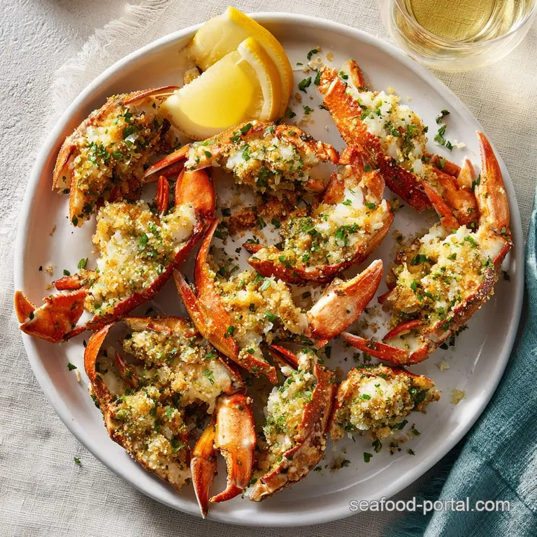 Imitation Crab Recipe with Garlic and Herbs