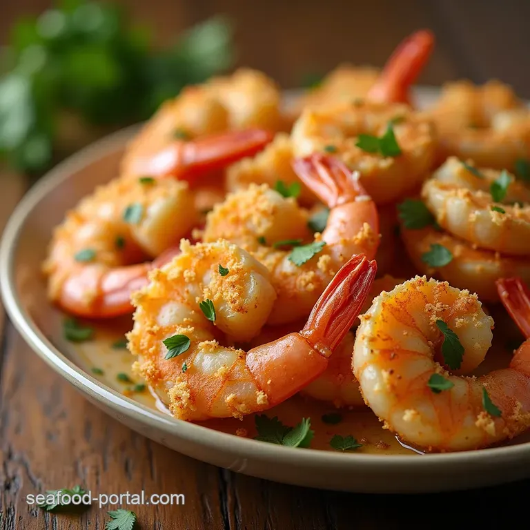 The Easiest GoldenCrusted Garlic Parmesan Roasted Shrimp Ready in Under 20 Minutes presentation
