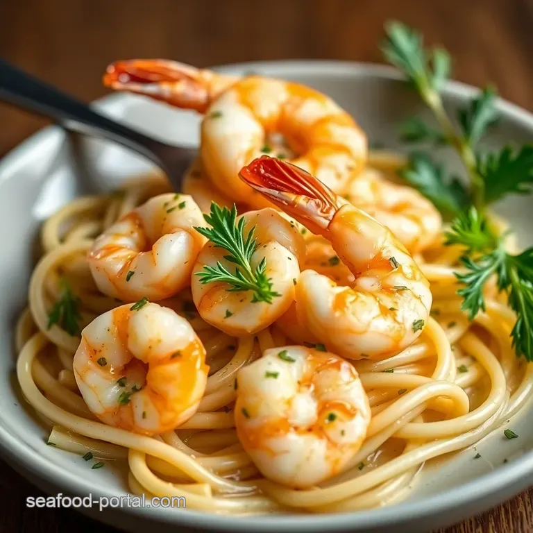 Garlic Shrimp Scampi: from Pan to Plate in 30! presentation