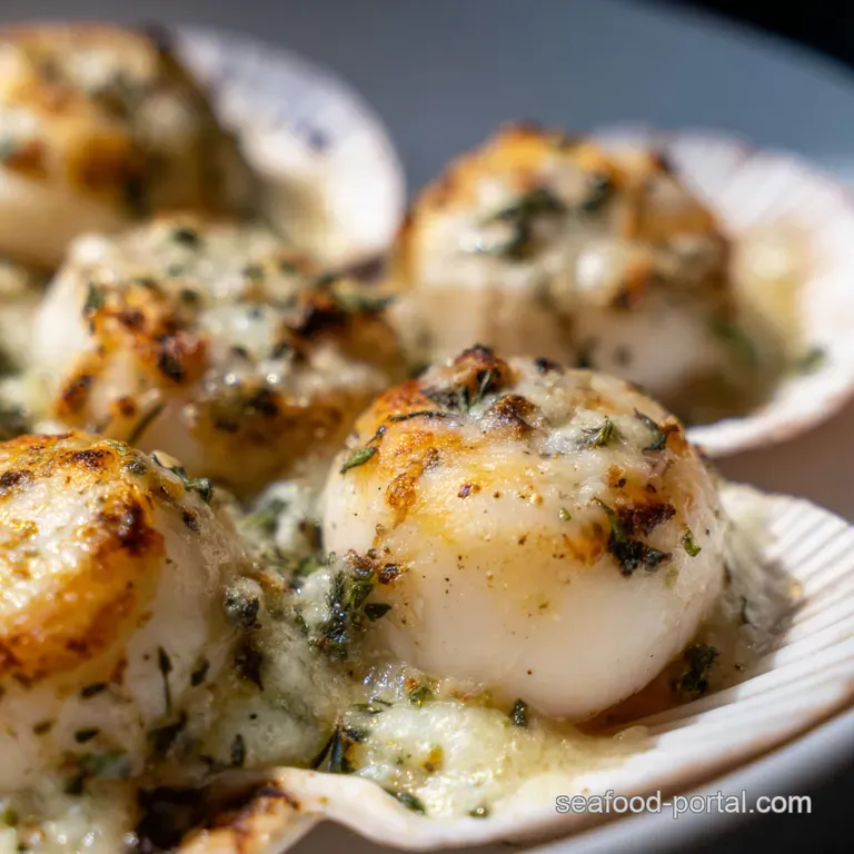Garlicky Herbed baked scallops recipe An Easy Taste of France