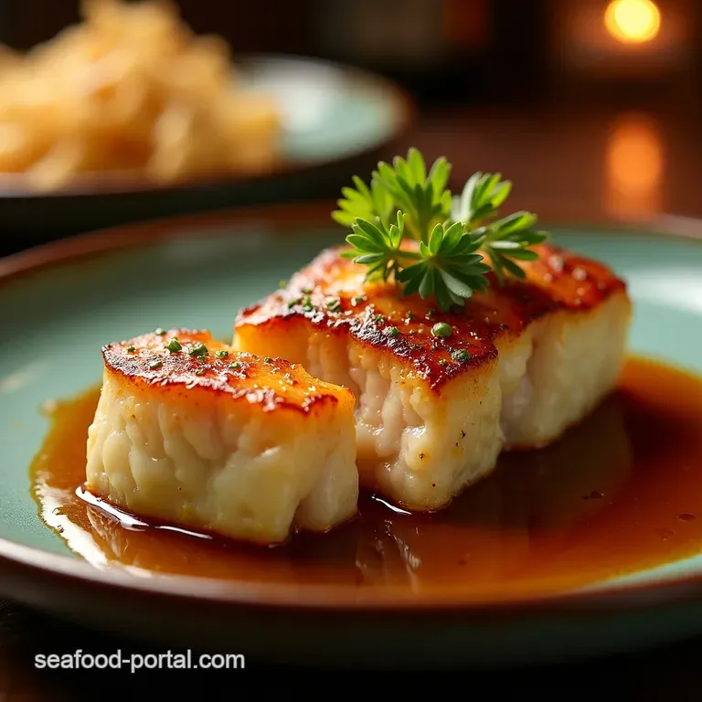 Ginger Soy Glazed Cod Flaky Perfection in Minutes presentation