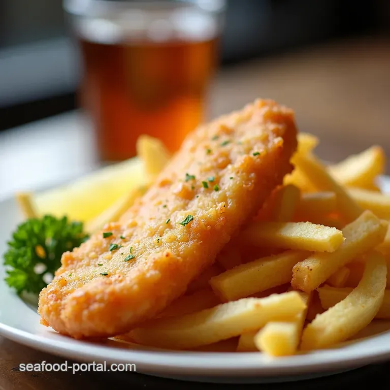 GlutenFree Chip Shop Style Fish and Chips