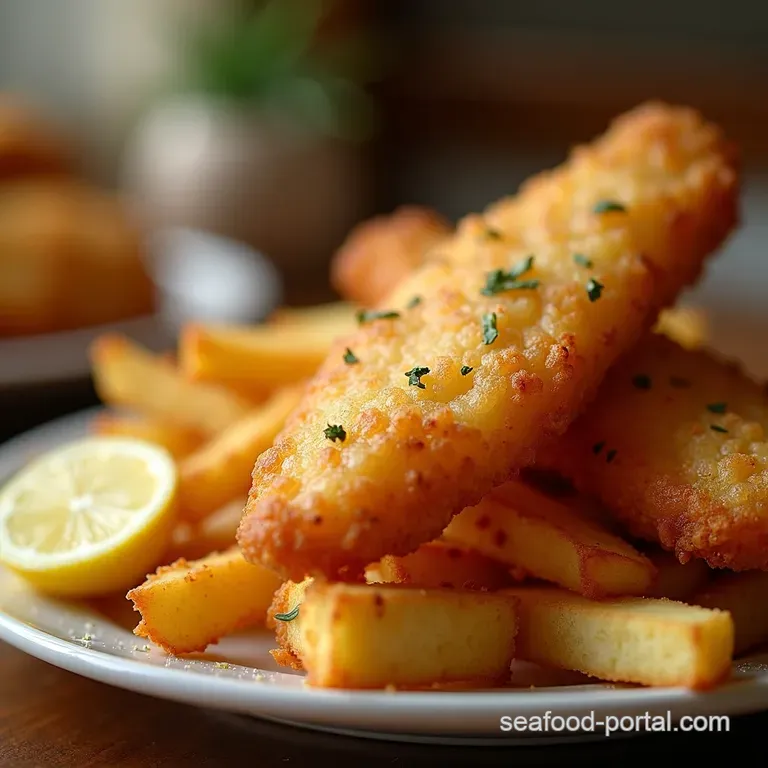 Glutenfree Glorious Fish and Chips a Proper Fryup presentation