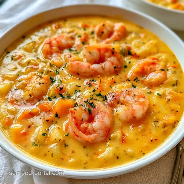 One-Pot GlutenFree Shrimp Potato Soup