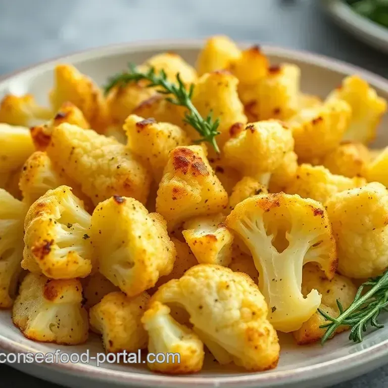 Golden & Garlicky Baked Cauliflower