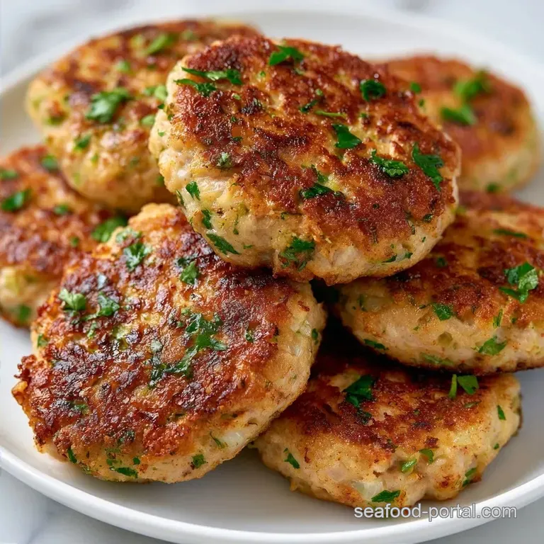 Golden Crispy Gluten Free Tuna Patties