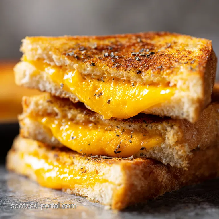 Golden Gooey Gone in 10 The Easy Air Fryer Grilled Cheese presentation