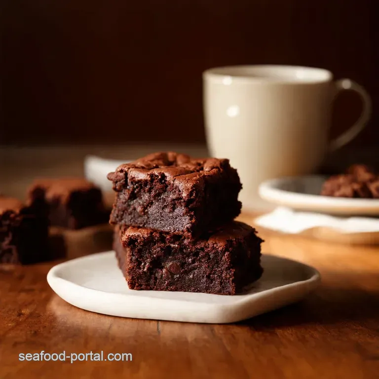 Gooey Nutella Brownies Simply Irresistible presentation