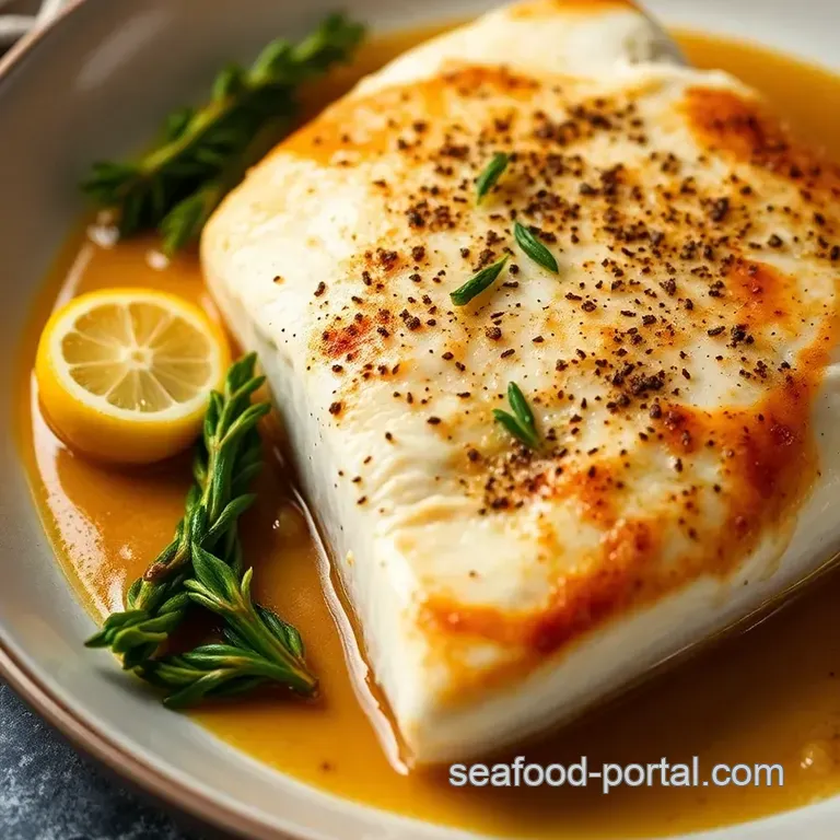 Gordon Ramsay' s Pan-Seared Chilean Sea Bass presentation