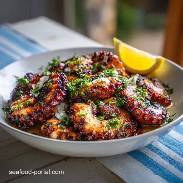 Easy Greek Grilled Octopus Recipe